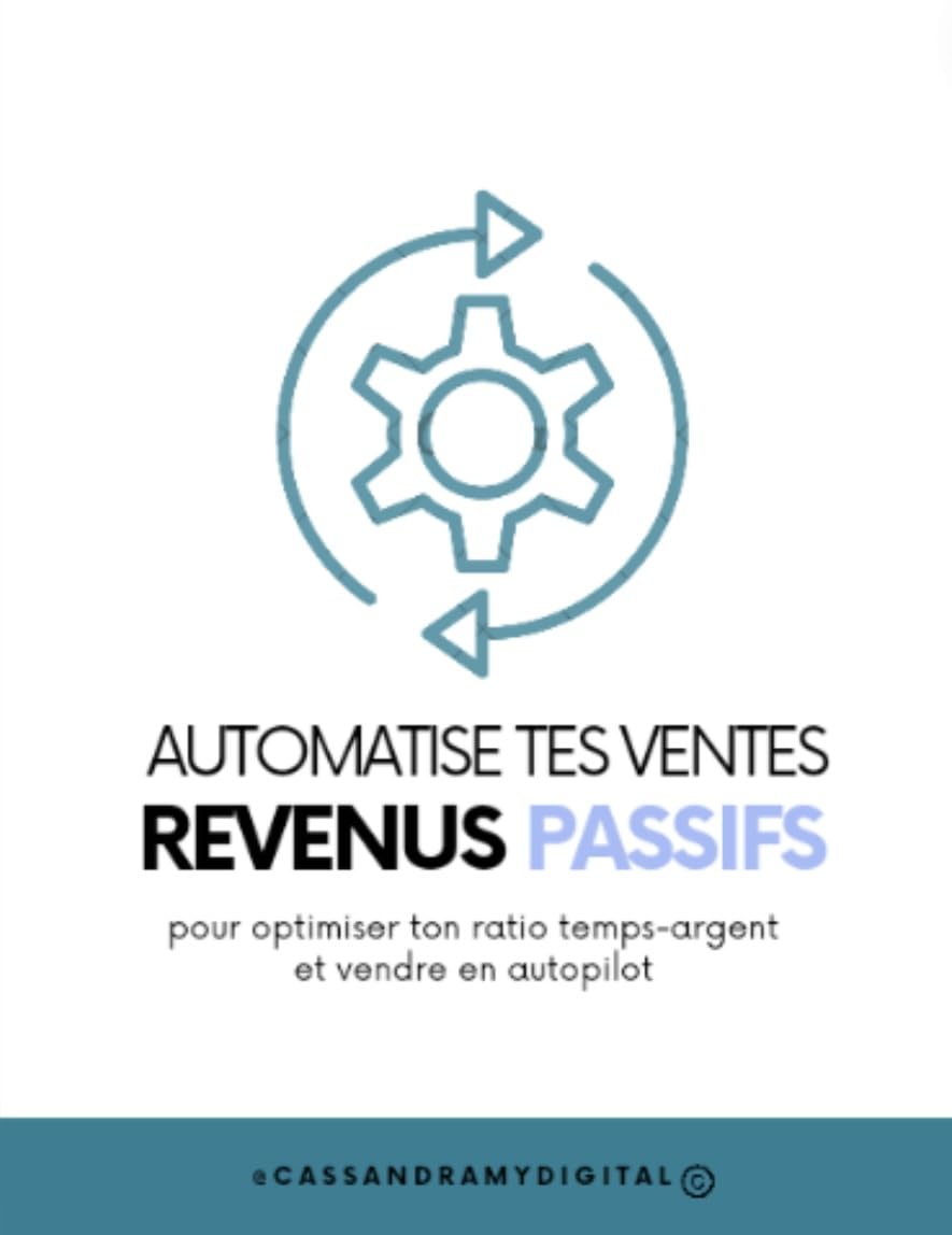 Boostez vos Revenus Passifs avec ‘Automatise tes ventes’!